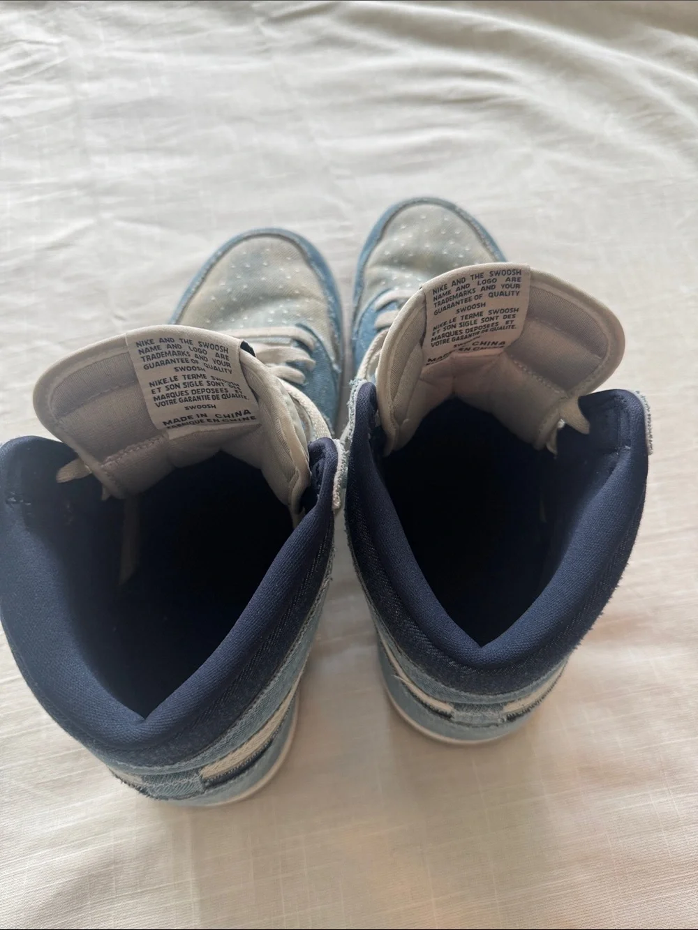 Men’s Jordan 1 Retro OG High Obsidian ‘Denim’ size 13